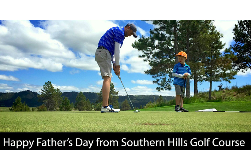 Click Big Deals - Celebrate Dad with a Par-fect golf game! TWO 9 Hole Green Fees at Southern Hills Golf Course 50% OFF!