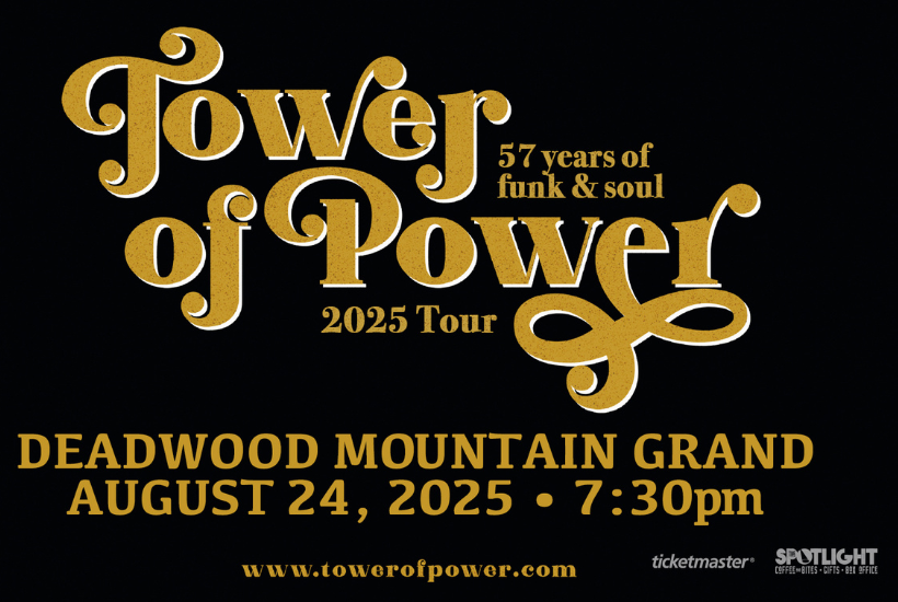 Click Big Deals - BOGO Tickets to Tower Of Power at Deadwood Mountain Grand, Sunday August 24th For ONLY $64! 