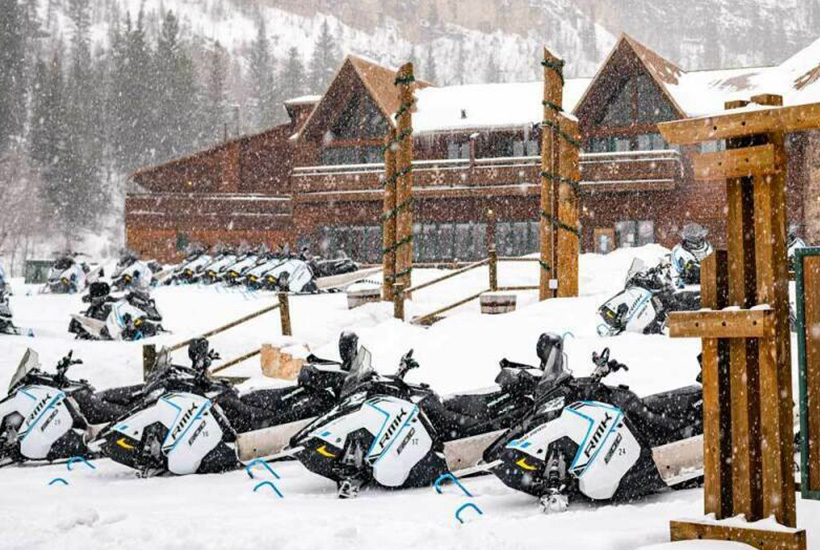 Click Big Deals - Dash through the Snow at Spearfish Canyon Lodge! Get a 8 Hour Snowmobile Rental AND $10 Food Certificate 1/2 PRICE NOW!