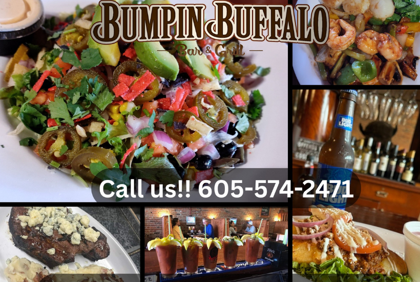 Get the BEST Buffalo Burger around at Bumpin' Buffalo Bar & Grill! Get a $25 Certificate for ONLY $12.50!