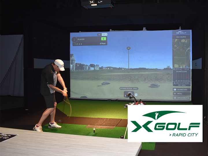 The WEATHER doesn't MATTER with your T TIME at X Golf! Get an hour simulator for up to 6 people for ONLY $27.50!