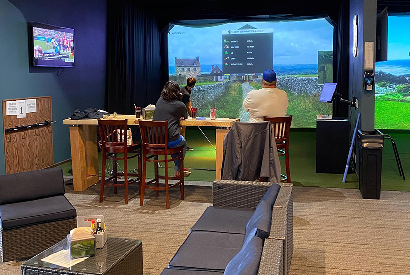 SWING LIKE A PRO! Play 2 hours of Simulated Golf With Up To 6 people at The Clubhouse of Spearfish! $80 value - HALF PRICE ONLY $40!