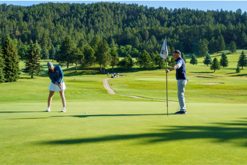 SAVE 50% & HIT The Course! Play 18 Holes For 2 With A Cart, AND A Bucket of Balls. A $236 Value for $118!