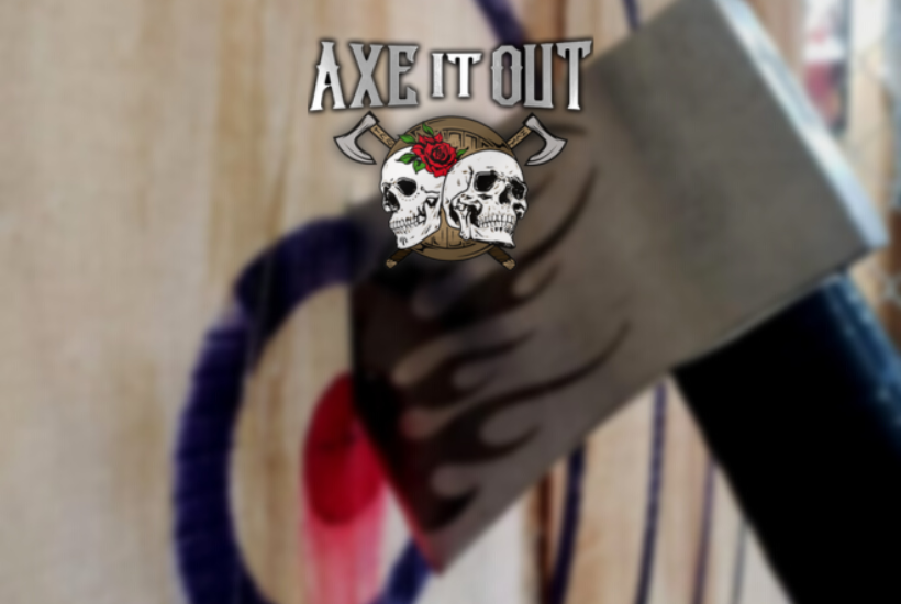 Click Big Deals - Date night with a twist! 1 hour of Axe Throwing for 2 for ONLY $30! 