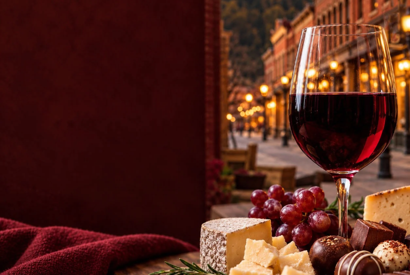 Indulge & Save 50% with tickets to The Wine, Cheese & Chocolate Stroll in Deadwood, November 7th! 1 Ticket for ONLY $30!