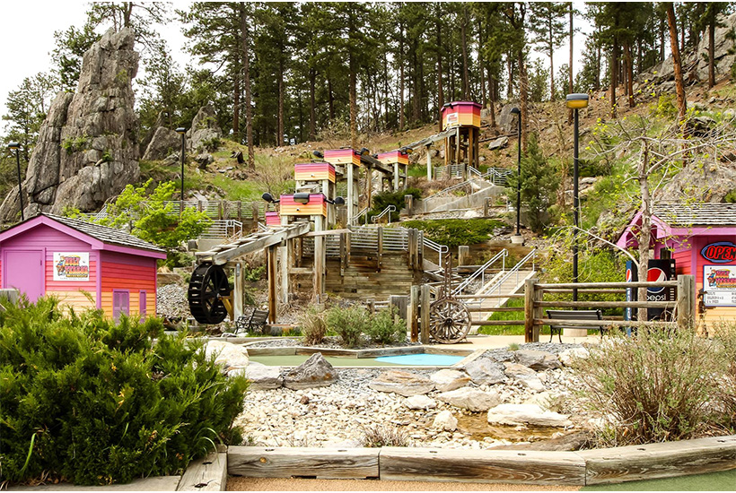Click Big Deals - You'll be SCREAMIN' Mulligans at Holy Terror Mini Golf! Get a Family 4 Pass ONLY $22!
