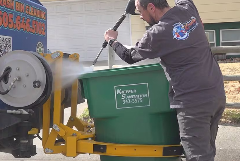 HALF the PRICE, TWICE as NICE! Get a $49.00 One-Time Garbage Bin Cleaning for JUST $24.50!!!