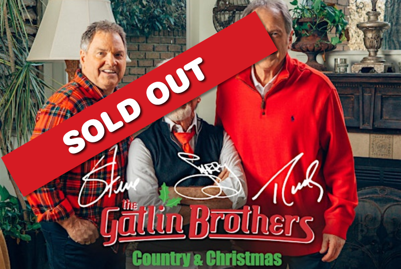 The Gatlin Brothers Country & Christmas LIVE at Deadwood Mountain Grand on Saturday, November 22nd! 1 voucher gets 2 tickets, JUST $45!
