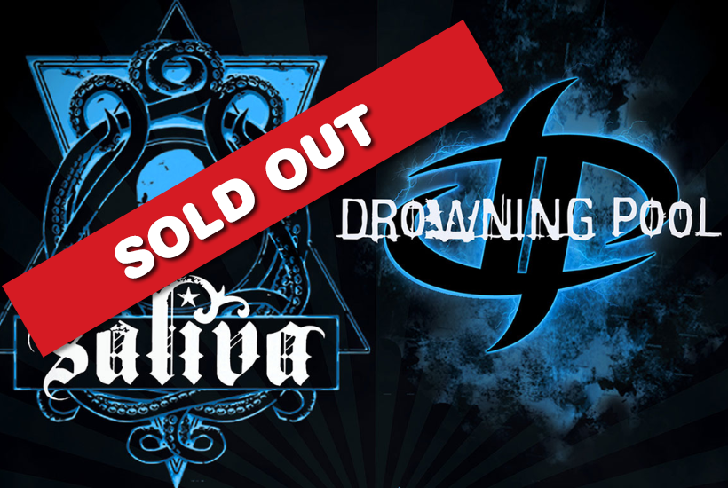 Saliva & Drowning Pool LIVE at Deadwood Mountain Grand on Thursday, May 30th! 1 voucher gets 2 tickets, just $29!