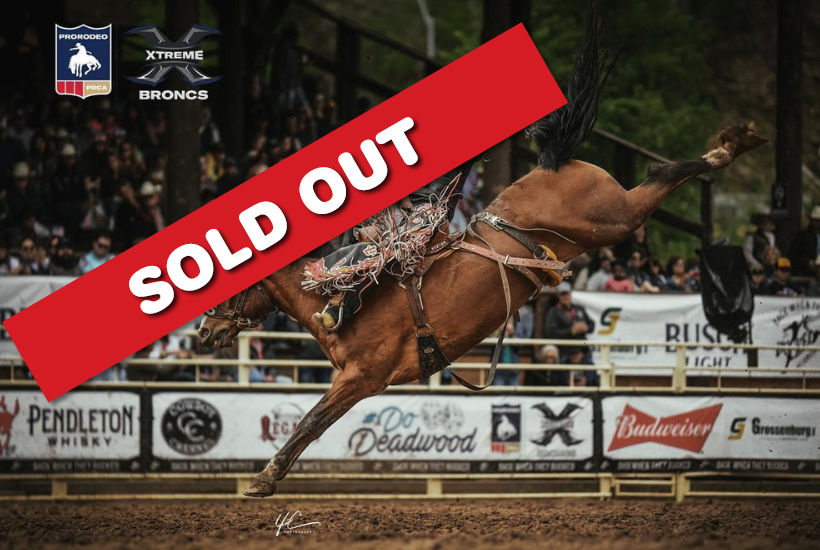 BOGO Tickets to Back When They Bucked Rodeo at the Days of 76 Arena In Deadwood, Sunday, May 25th For ONLY $25! 